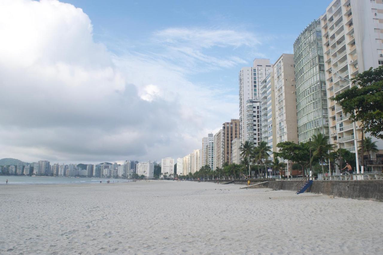 Pitangueiras pé na areia 90m2 c/ 3 quartos e Wi-Fi Guarujá Esterno foto